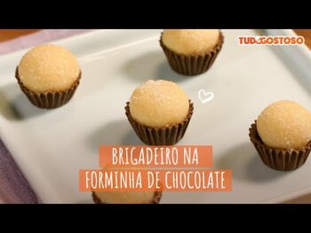 Brigadeiro na forminha de chocolate | Receitas TudoGostoso